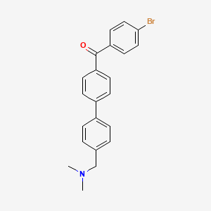 (4-Bromophenyl)-[4-[4-(dimethylaminomethyl)phenyl]phenyl]methanone