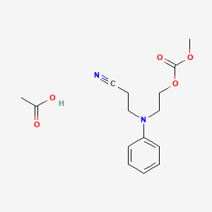 molecular formula C15H20N2O5 B12693834 Einecs 299-656-0 CAS No. 93893-65-3