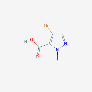 molecular formula C5H5BrN2O2 B1269384 4-bromo-1-methyl-1H-pyrazole-5-carboxylic acid CAS No. 84547-84-2
