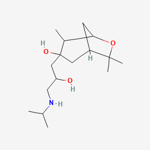 6-Oxabicyclo(3.2.1)octane-3-ethanol, 3-hydroxy-alpha-(((1-methylethyl)amino)methyl)-4,7,7-trimethyl-