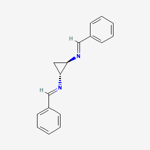 1,2-Cyclopropanediamine, N,N'-dibenzylidene-, trans-