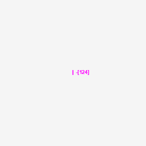 molecular formula I- B12693925 Iodide ion I-124 CAS No. 169959-50-6