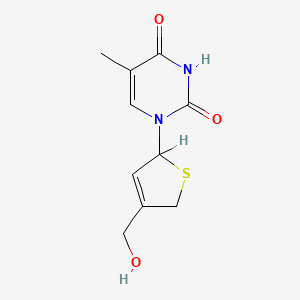 1-[4-(Hydroxymethyl)-2,5-dihydrothiophen-2-yl]-5-methyl-pyrimidine-2,4-dione