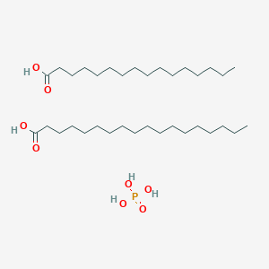 molecular formula C34H71O8P B12693979 Cetearyl phosphate CAS No. 90506-73-3