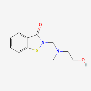 2-[[(2-Hydroxyethyl)methylamino]methyl]-1,2-benzisothiazol-3(2H)-one