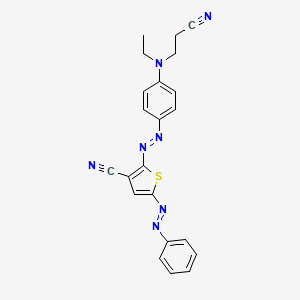 2-((4-((2-Cyanoethyl)ethylamino)phenyl)azo)-5-(phenylazo)thiophene-3-carbonitrile