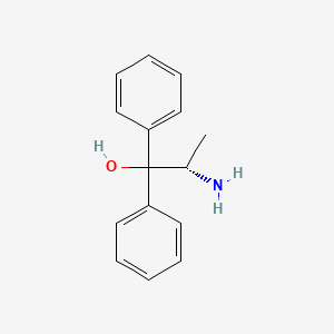 molecular formula C15H17NO B1269403 (S)-2-amino-1,1-diphenylpropan-1-ol CAS No. 78603-91-5