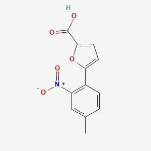 molecular formula C12H9NO5 B1269404 5-(4-Methyl-2-nitrophenyl)furan-2-carboxylic acid CAS No. 55377-91-8