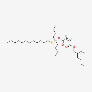 2-Ethylhexyl 4-((dibutyl(dodecylthio)stannyl)oxy)-4-oxoisocrotonate