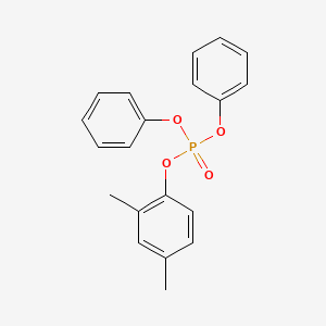 molecular formula C20H19O4P B12694091 Phosphoric acid, 2,4-dimethylphenyl diphenyl ester CAS No. 86864-87-1