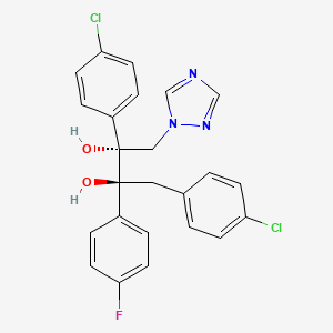 2,3-Butanediol, 1,3-bis(4-chlorophenyl)-2-(4-fluorophenyl)-4-(1H-1,2,4-triazol-1-yl)-, (2S,3R)-