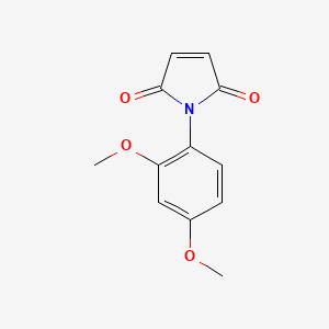 molecular formula C12H11NO4 B1269412 1-(2,4-二甲氧基苯基)-1H-吡咯-2,5-二酮 CAS No. 67154-42-1