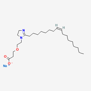 Sodium (Z)-3-(2-(2-(heptadec-8-enyl)-4,5-dihydro-1H-imidazol-1-yl)ethoxy)propionate