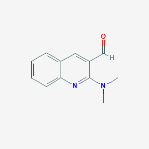 B1269436 2-(Dimethylamino)quinoline-3-carbaldehyde CAS No. 728035-61-8