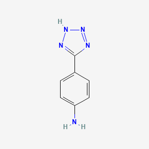 B1269438 4-(1H-tetrazol-5-yl)aniline CAS No. 46047-18-1