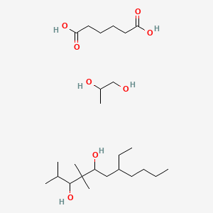 7-Ethyl-2,4,4-trimethylundecane-3,5-diol;hexanedioic acid;propane-1,2-diol