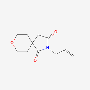 molecular formula C11H15NO3 B12694407 2-Allyl-8-oxa-2-azaspiro(4.5)decane-1,3-dione CAS No. 92147-31-4