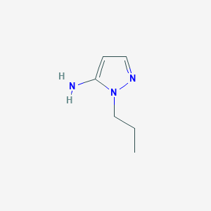 molecular formula C6H11N3 B1269444 1-丙基-1H-吡唑-5-胺 CAS No. 3524-15-0