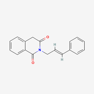 2-(3-Phenyl-2-propenyl)-1,3(2H,4H)-isoquinolinedione