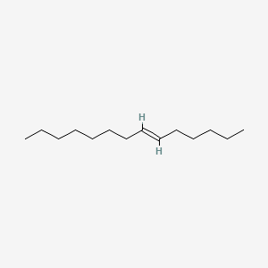 molecular formula C14H28 B12694466 trans-6-Tetradecene CAS No. 41446-64-4