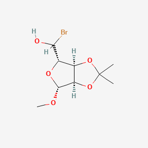 Methyl 5-bromo-5-deoxy-2,3-O-isopropylidene-beta-D-ribofuranoside