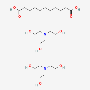 molecular formula C23H50N2O10 B12694557 Einecs 285-131-3 CAS No. 85030-07-5