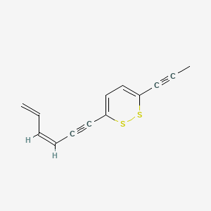 molecular formula C13H10S2 B12694559 cis-Thiarubrin C CAS No. 119285-65-3