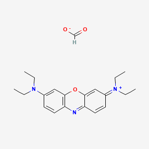 Phenoxazin-5-ium, 3,7-bis(diethylamino)-, formate