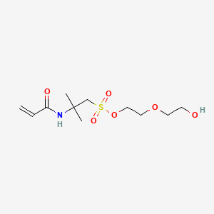 2-(2-Hydroxyethoxy)ethyl 2-methyl-2-((1-oxoallyl)amino)propanesulphonate