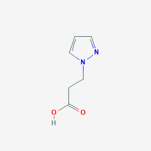 molecular formula C6H8N2O2 B1269462 3-(1H-吡唑-1-基)丙酸 CAS No. 89532-73-0