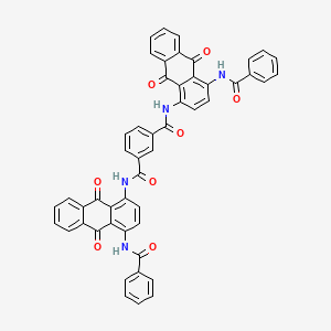 N,N'-Bis(4-(benzoylamino)-9,10-dihydro-9,10-dioxo-1-anthryl)isophthaldiamide