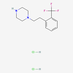 1-(2-(2-(Trifluoromethyl)phenyl)ethyl)piperazine dihydrochloride