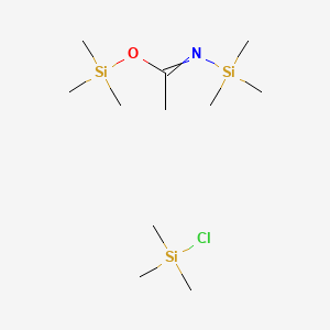 molecular formula C11H30ClNOSi3 B12694686 Tri-Sil BT CAS No. 101660-04-2