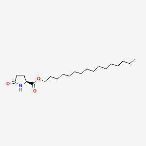 molecular formula C21H39NO3 B12694706 Cetyl PCA CAS No. 37673-20-4