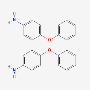 molecular formula C24H20N2O2 B1269472 4,4'-([1,1'-联苯]-2,2'-二基双(氧基))二苯胺 CAS No. 65801-73-2