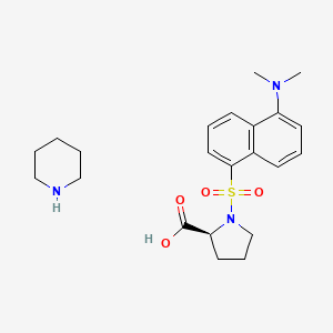 molecular formula C22H31N3O4S B12694748 Einecs 305-040-5 CAS No. 94333-60-5