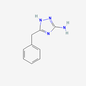 molecular formula C9H10N4 B1269476 5-benzyl-1H-1,2,4-triazol-3-amine CAS No. 22819-07-4