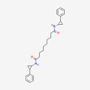 Sebacamide, N,N'-bis(2-phenyl-1-cyclopropyl)-