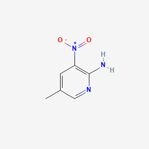 molecular formula C6H7N3O2 B1269485 5-甲基-3-硝基吡啶-2-胺 CAS No. 7598-26-7
