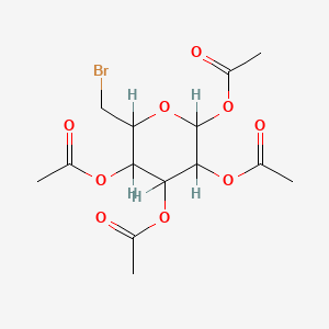 molecular formula C14H19BrO9 B1269488 [4,5,6-Triacetyloxy-2-(bromomethyl)oxan-3-yl] acetate CAS No. 7404-34-4