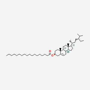 molecular formula C47H84O2 B12694917 Stigmast-5-en-3-ol, octadecanoate, (3beta)- CAS No. 34137-25-2