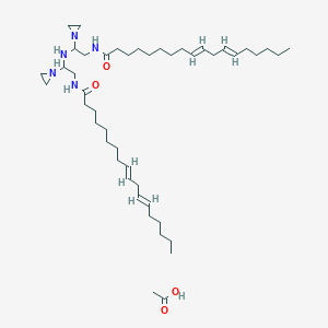 N,N'-(Iminobis(ethyleneiminoethylene))bis(octadeca-9,12-dienamide)monoacetate