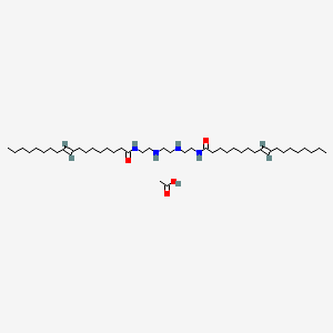 N,N'-(Ethylenebis(iminoethylene))bis(octadec-9-enamide) monoacetate