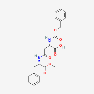 1-Methyl 3-phenyl-N-(N-((phenylmethoxy)carbonyl)-L-beta-aspartyl)-L-alaninate