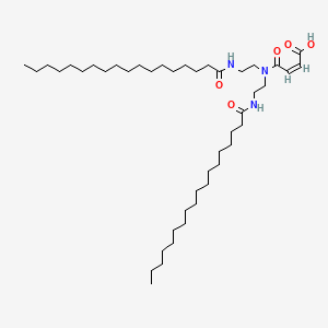 4-(Bis(2-((1-oxooctadecyl)amino)ethyl)amino)-4-oxoisocrotonic acid