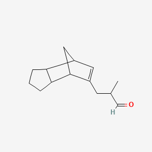 2,3,3a,4,7,7a-Hexahydro-alpha-methyl-4,7-methano-1H-indene-5-propionaldehyde