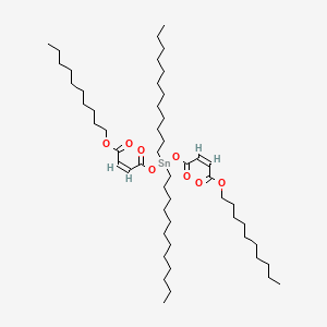 Decyl (Z,Z)-6,6-didodecyl-4,8,11-trioxo-5,7,12-trioxa-6-stannadocosa-2,9-dienoate