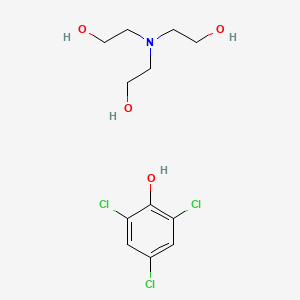 molecular formula C12H18Cl3NO4 B12695141 Einecs 301-950-1 CAS No. 94087-58-8