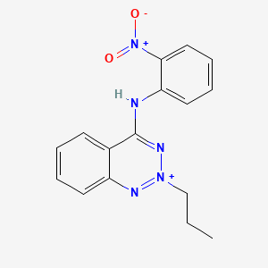 4-(2-(Hydroxy(oxido)amino)anilino)-2-propyl-1,2lambda(5),3-benzotriazine