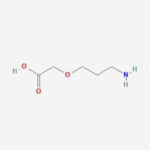 molecular formula C5H11NO3 B1269527 (3-Aminopropoxy)acetic acid CAS No. 61108-70-1
